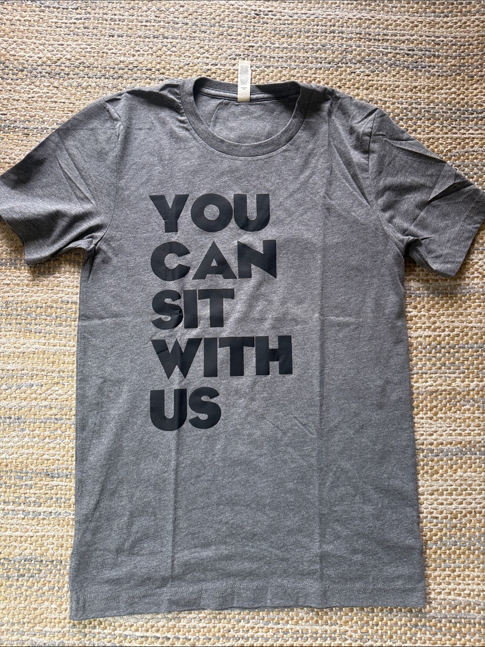 Classic unisex Gray Graphic Tee - "You Can Sit With Us"